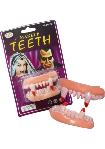 Resveq Çift Damak Yumuşak Vampir Dişleri 1 Çift