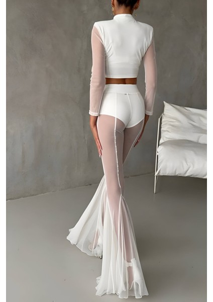 Tül Pantolon & Vatkalı Bluz Takım fırsatları