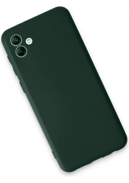 Samsung Galaxy A04E Kılıf First Silikon - Koyu Yeşil modelleri