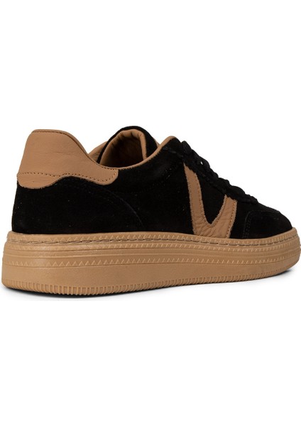 Kadın Hakiki Süet Siyah Sneaker Ayakkabı - N0170ZSYHC01 fiyatları