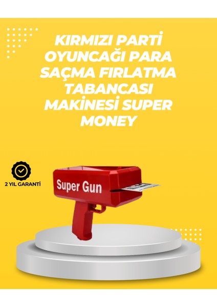 Elektrikli Parti Oyuncağı – Para Atan Tabanca