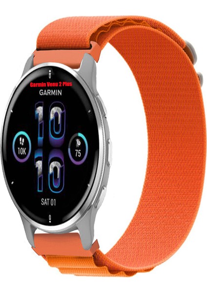 Garmin Venu2 Plus ile Uyumlu Kordon Alpine Loop Döngü Spor Kayış