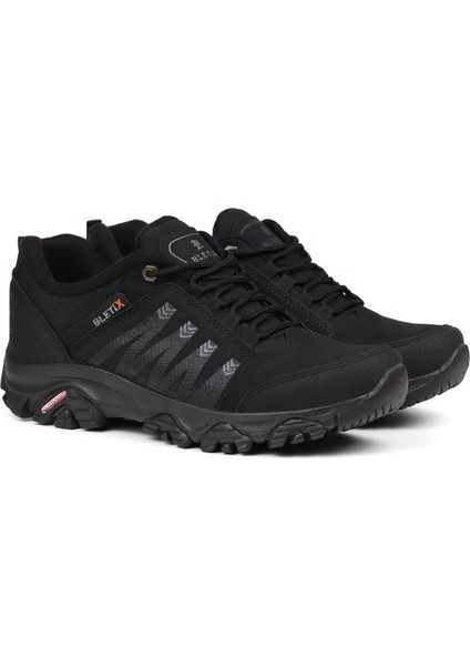 Erkek Siyah Füme Outdoor Trekking Ayakkabı Kaymaz Taban Suya Dayanıklı Hafif Rahat Günlük Yürüyüş ve Dağ Spor Ayakkabısı fiyatları