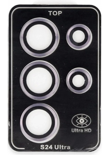 Samsung Galaxy S24 Ultra Pvd Metal Kamera Lens - Pembe modelleri