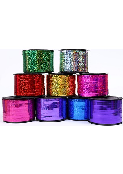 Resveq Fuşya Renk Ekstra Metalik Metalize Rafya Ip 90 Metre