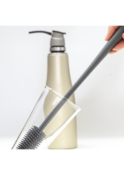 Silikon Uzun Saplı Kavanoz Yıkama Fırçası 360° Dönebilen Başlık fiyatları