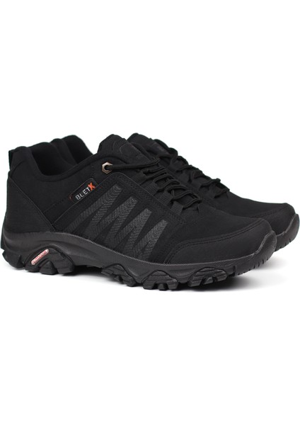 Erkek Siyah Outdoor Trekking Ayakkabı Kaymaz Taban Suya Dayanıklı Hafif Rahat Günlük Yürüyüş ve Dağ Spor Ayakkabısı fiyatları
