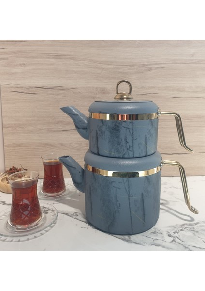 Venda Chef 2,25 Litre Gri Granit Çaydanlık Seti modelleri