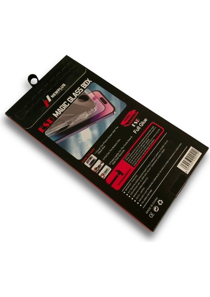 Apple iPhone 11 Pro Max Uyumlu Çekmeli Kırılmaz Cam Ekran Koruyucu Full Hd Kolay - Newplus 9h fiyatları