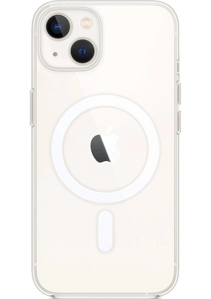 iPhone 15 Plus Kılıf Magneticsafe Şeffaf Silikon - Şeffaf fiyatları