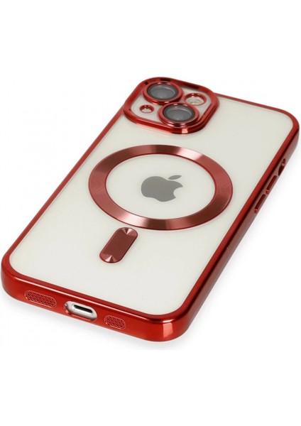 iPhone 14 Plus Kılıf Kross Magneticsafe Kapak - Kırmızı indirimleri
