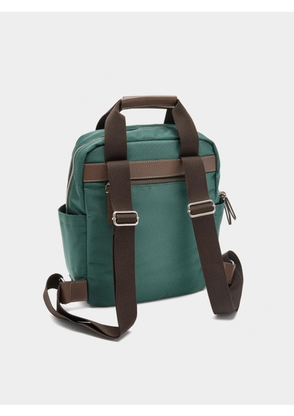 Teknik Kumaş Charm'lı Sırt Çantası fırsatları