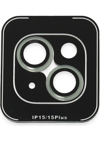 iPhone 15 Pvd Metal Kamera Lens - Açık Yeşil