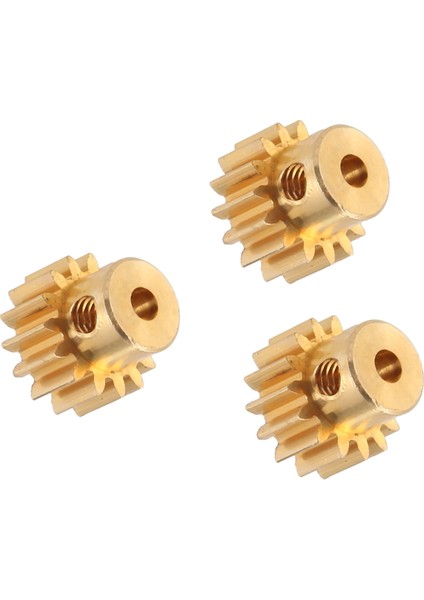 3pcs 3.175MM Mil Pirinç Pinyon Motor Dişli 32DP 48DP 64DP M0.8 1/10 1/8 Rc Araç 3650 3660,15T (Yurt Dışından) fırsatları