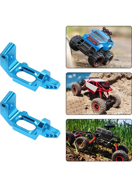 1/10 94123 94111 Için Hsp Yükseltme Parçaları 102010 102011 102012 02013 02014 02015 Top Taşıma Alüminyum Alaşım Direksiyon Göbeği Montaj Seti, Mavi (Yurt Dışından)