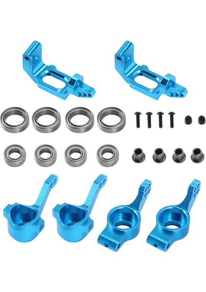1/10 94123 94111 Için Hsp Yükseltme Parçaları 102010 102011 102012 02013 02014 02015 Top Taşıma Alüminyum Alaşım Direksiyon Göbeği Montaj Seti, Mavi (Yurt Dışından) modelleri