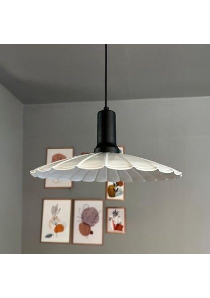 Risso Beyaz Metal Büyük Avize Siyah Fener Başlık Tekli Rustik Cafe Mutfak Modern Sarkıt Aydınlatma fırsatları