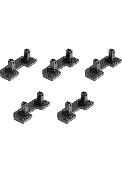 5x Karbon Fiber Servo Montaj Aks Up Eksenel SCX10 SCX10 Iı 90046 1/10 Rc Prıgler Araç Yükseltme Parçaları (Yurt Dışından)