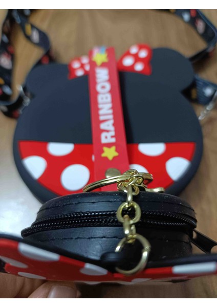 Micky Sevimli Karakter Silikon Çocuk Çanta ve Cüzdan Anahtarlık fırsatları