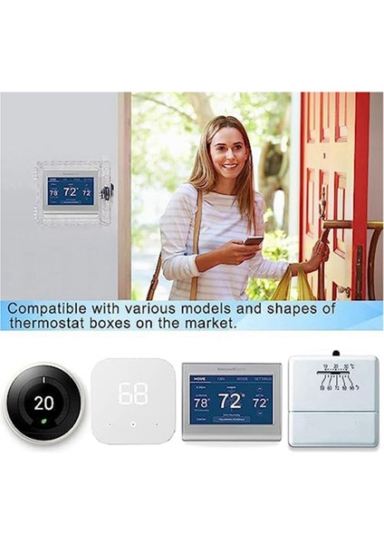 Kilitli Evrensel Termostat Koruması Evrensel Kombinasyon Kilidi Kutusu Şeffaf Akrilik Termostat Güvenlik Kilidi (Yurt Dışından) modelleri