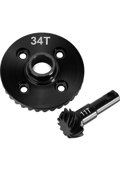 1/10 Rc Prwler Car Trx4 Trx6 Overdrive Underdrive Steel Helial Dişliler Için Metal Diferansiyel Aks Dişlileri 11/34T (Yurt Dışından)