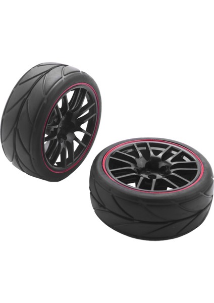 24PCS 12MM Hub Tekerlek Jantlar ve Rc Için Kauçuk Lastikler 1/10 Yol Touring Drift Araba R (Yurt Dışından) indirimleri