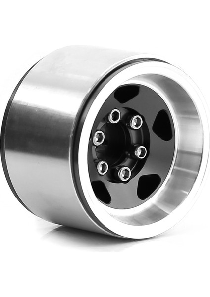 4pcs 1.0 Inç Alüminyum Alaşım Beadlock Tekerlek Göbek Jantları Rc Paletli Araba Eksenel SCX24 1/18 TRX4M Tekerlek Parçaları, Siyah (Yurt Dışından) modelleri