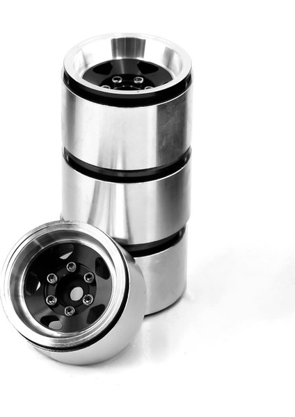 4pcs 1.0 Inç Alüminyum Alaşım Beadlock Tekerlek Göbek Jantları Rc Paletli Araba Eksenel SCX24 1/18 TRX4M Tekerlek Parçaları, Siyah (Yurt Dışından) fırsatları