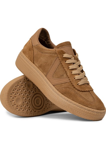 Kadın Hakiki Süet Taba Renk Sneaker Ayakkabı - N0170ZTBAC01 modelleri