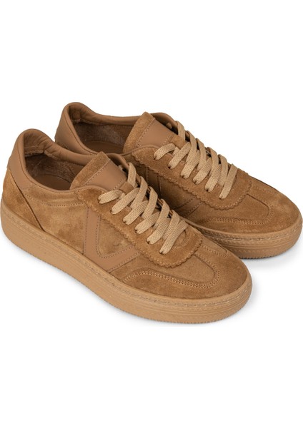 Kadın Hakiki Süet Taba Renk Sneaker Ayakkabı - N0170ZTBAC01 fırsatları