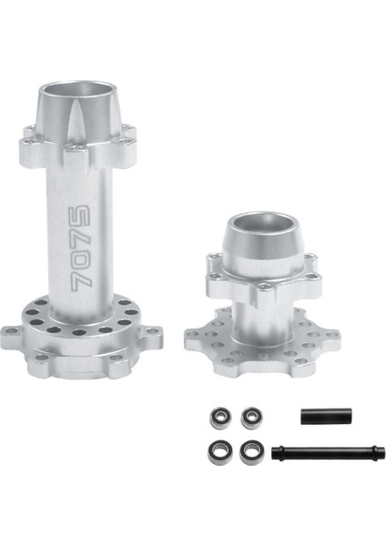 Losı 1/4 Promoto-Mx Elektrik Motosiklet Alüminyum Alaşım 7075 Ön ve Arka Akslar 262012 Gümüş (Yurt Dışından)