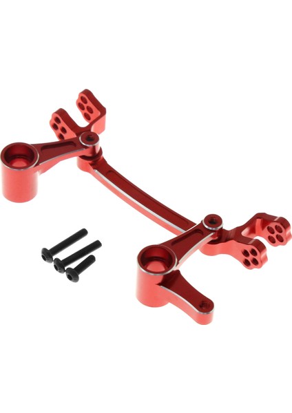 Arrma Için Alüminyum Alaşım Direksiyon Montajı 1/8 Mojave Rc Araba Yükseltme Parçaları Aksesuarları Kırmızı (Yurt Dışından)