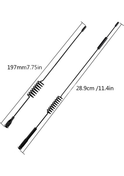 Traxxas Trx-4 D90 Axial SCX10 90046 Için 5x 1/10 Ölçekli Rc Trawler 11.4inch ve 6.3 Inç Metal Anten (Yurt Dışından) fiyatları