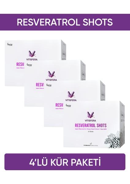 Resveratrol Shot Kür Paketi (4 Kutu)