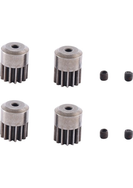 4pcs Motor Dişli Pinyon Dişli 16392 Mjx Hyper Go 16207 16208 16209 16210 H16 H16H H16E H16P 1/16 Rc Araba Yedek Parçaları (Yurt Dışından)