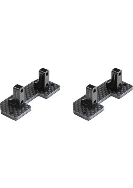 2x Karbon Fiber Servo Montaj Aks Up Eksenel SCX10 SCX10 Iı 90046 1/10 Rc Paletli Araba Yükseltme Parçaları (Yurt Dışından)