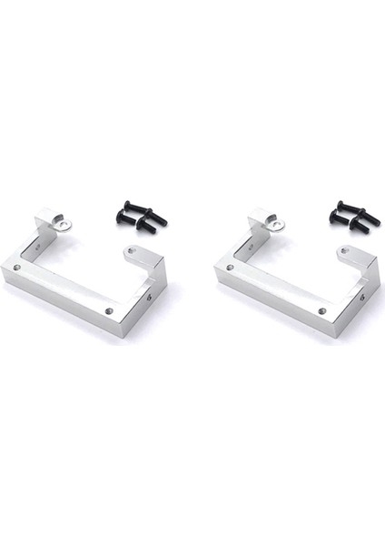 2x Metal Tampon WPL C14 C24 C24-1 C34 B14 B24 B16 B36 MN D90 MN99S RC Araba Yükseltme Parçaları Gümüş (Yurt Dışından)