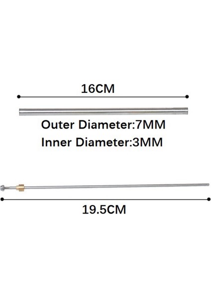2x FT012-12 Çelik Tüp Yedek Parçalar Paslanmaz Çelik 3mm Gemi Mili FT012 2 4G Fırçasız RC Tekne Yedek Parçaları (Yurt Dışından) indirimleri