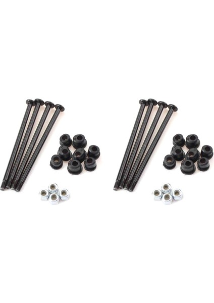 2x Ön ve Arka Salıncak Kol Vidalı Pim, Wltoys Için Şaft Manşonu ile 144002 144010 124016 124017 Rc Araç Parçaları Aksesuarları (Yurt Dışından)