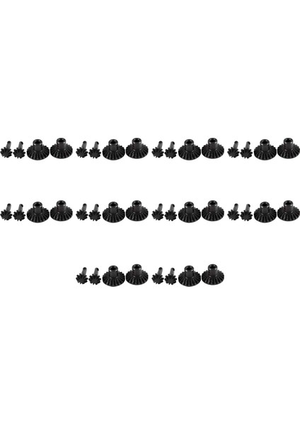 10X Rc Araba Yedek Parça Yükseltme Metal Ön ve Arka Aks Dişli Şaftı Sürüş Dişli Wpl B1 B14 C14 C24 Mükemmel (Yurt Dışından)