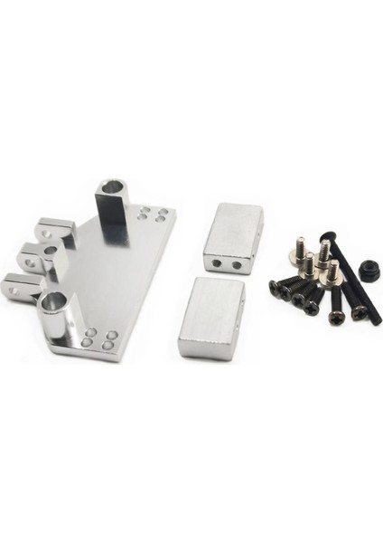 MN86 MN128 Rc Araç Yükseltme Parçaları Servo Montaj Ön Bağlantı Çubukları Braket Montaj Set Aksesuarları Parçalar Gümüş (Yurt Dışından)