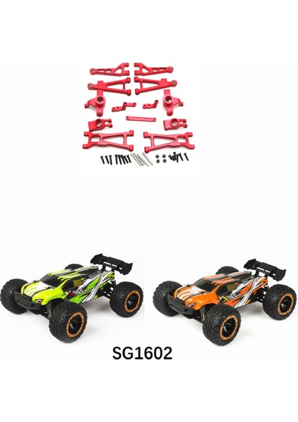 Metal Yükseltme Parçaları Kiti Salıncak Kolu Direksiyon Kabı Haiboxing Için Hbx 16889 16890 SG1601 SG1602 1/16 Rc Araç Aksesuarları, Kırmızı (Yurt Dışından) fiyatları