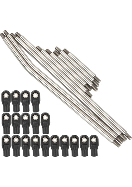 LCG Kirder Çerçevesi Paslanmaz Çelik Bağlantı Bağlantı Çubuğu Çekme Çubuğu 1/10 RC PRWLER AXIAL SCX10 CAPRA LCG RAYS ŞASİ Kiti (Yurt Dışından)