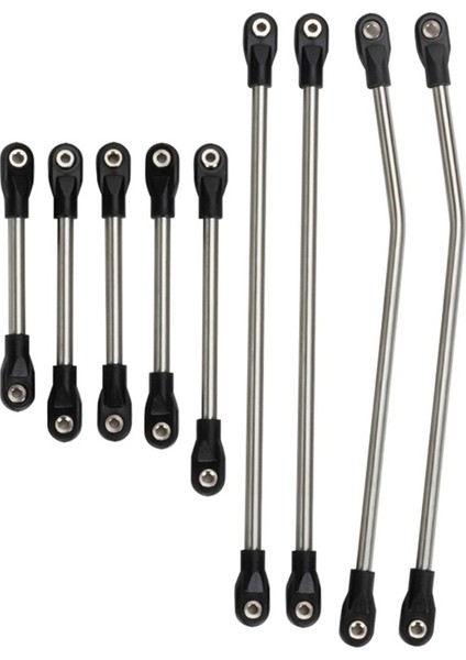 LCG Kirder Çerçevesi Paslanmaz Çelik Bağlantı Bağlantı Çubuğu Çekme Çubuğu 1/10 RC PRWLER AXIAL SCX10 CAPRA LCG RAYS ŞASİ Kiti (Yurt Dışından) modelleri