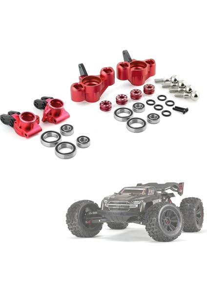 1/8 Arrma Kraton Outcast Blx 6s V5 Rc Araba Yükseltmeleri Için Metal Ön Direksiyon Maftası Arka Göbek Taşıyıcı Parça Aksesuarları, 1 (Yurt Dışından) modelleri