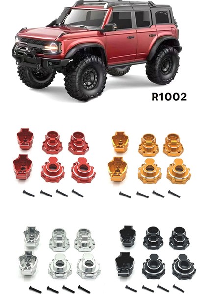Rc Araç Yükseltme Traxxas Için Arka Aks Kupa Kiti 1/10 Trx4 Huangbo 1/10 R1001 R1002 R1003 Rc Araba Yükseltme Parçaları Kırmızı (Yurt Dışından) fırsatları