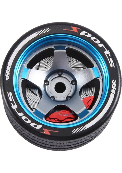 Sanwa Mt4 /futaba Için 4px /flysky Nb4 /ko Ex Sonraki /wfly X9 Uzaktan Kumanda Evrensel Metal Handwheel Direksiyon Simidi Mavi (Yurt Dışından) modelleri