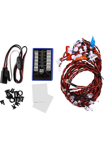 24 LED Yanıp Sönen Parlak Işık Flaş Lambaları Kit Sistemi 1/10 1/8 Tamiya Eksenel SCX10 Traxxas Trx4 Rc Prwler Dıft Car (Yurt Dışından) fiyatları