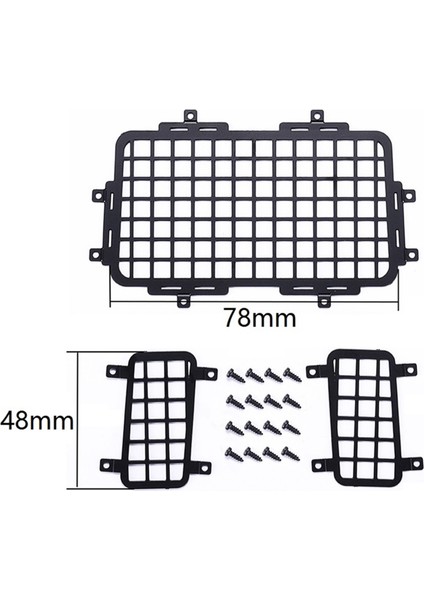 2 MN D90 D99S için Set MN99S 1/12 Arka Yan Metal Stereoskopik Pencere Mesh Koruyucu Net Aksesuarlar (Yurt Dışından) indirimleri