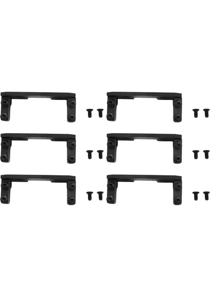 6x Alüminyum Servo Montaj + Karbon Tutucu 1:10 Eksenel SCX10 Rc Araç Aks (Yurt Dışından)